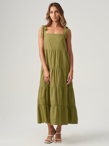 St MRLO Dress 'LENNOX' in Green: front