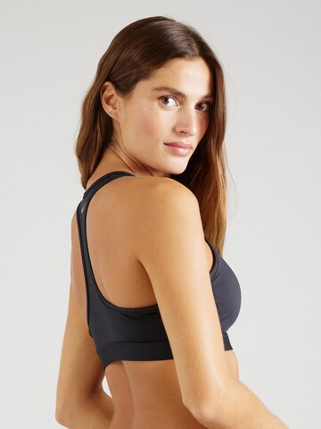 NIKE Bustier Sport-BH in Schwarz