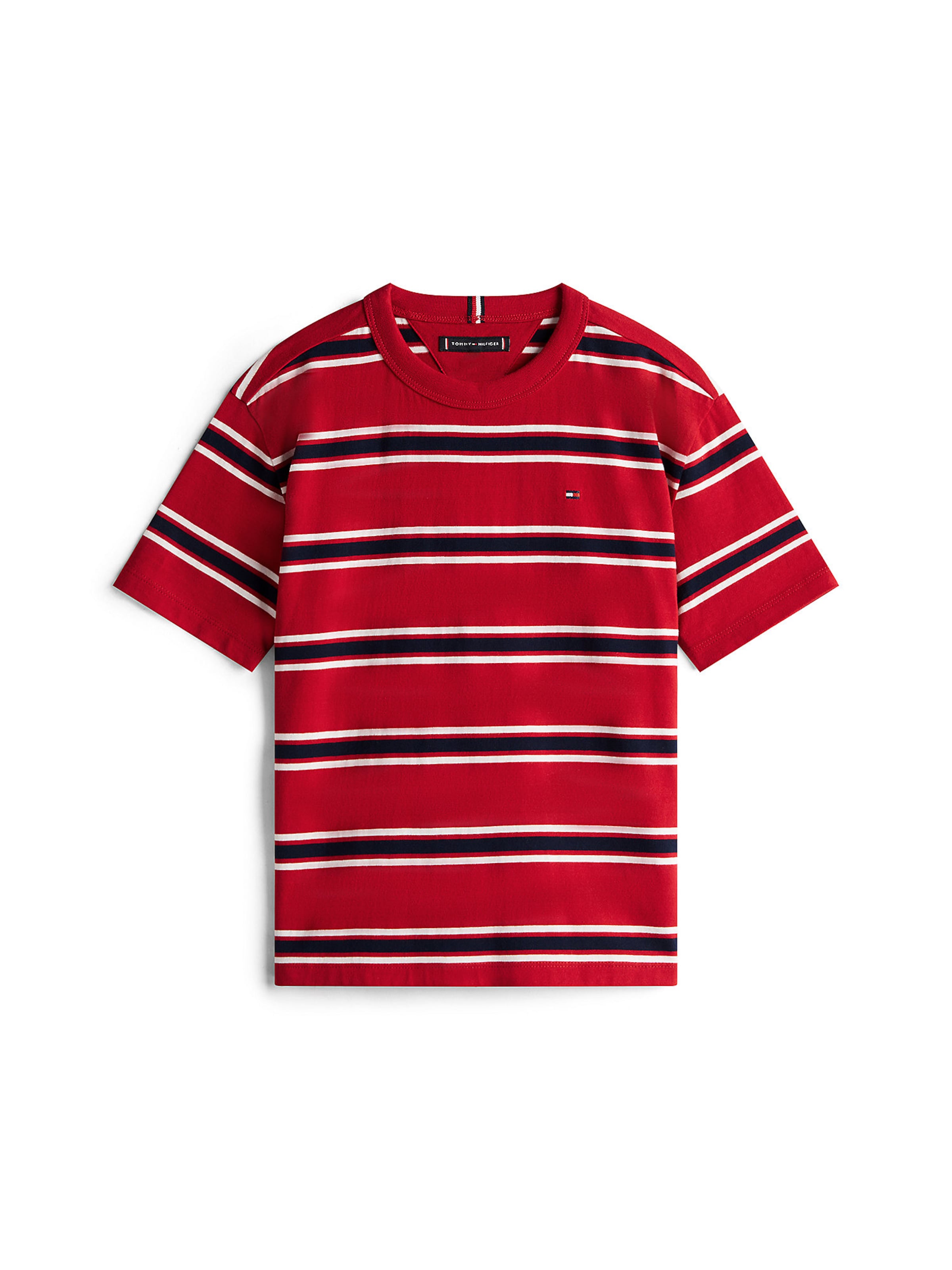 T-Shirt TOMMY HILFIGER en rouge : devant
