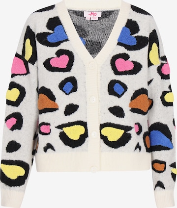 MYMO Gebreid vest in Wit: voorkant