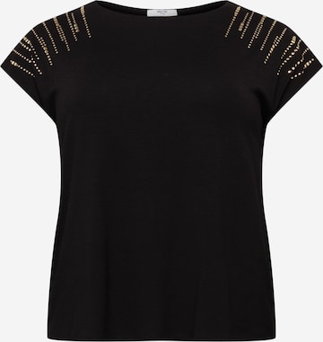 T-shirt 'Hilde' ABOUT YOU Curvy en noir : devant