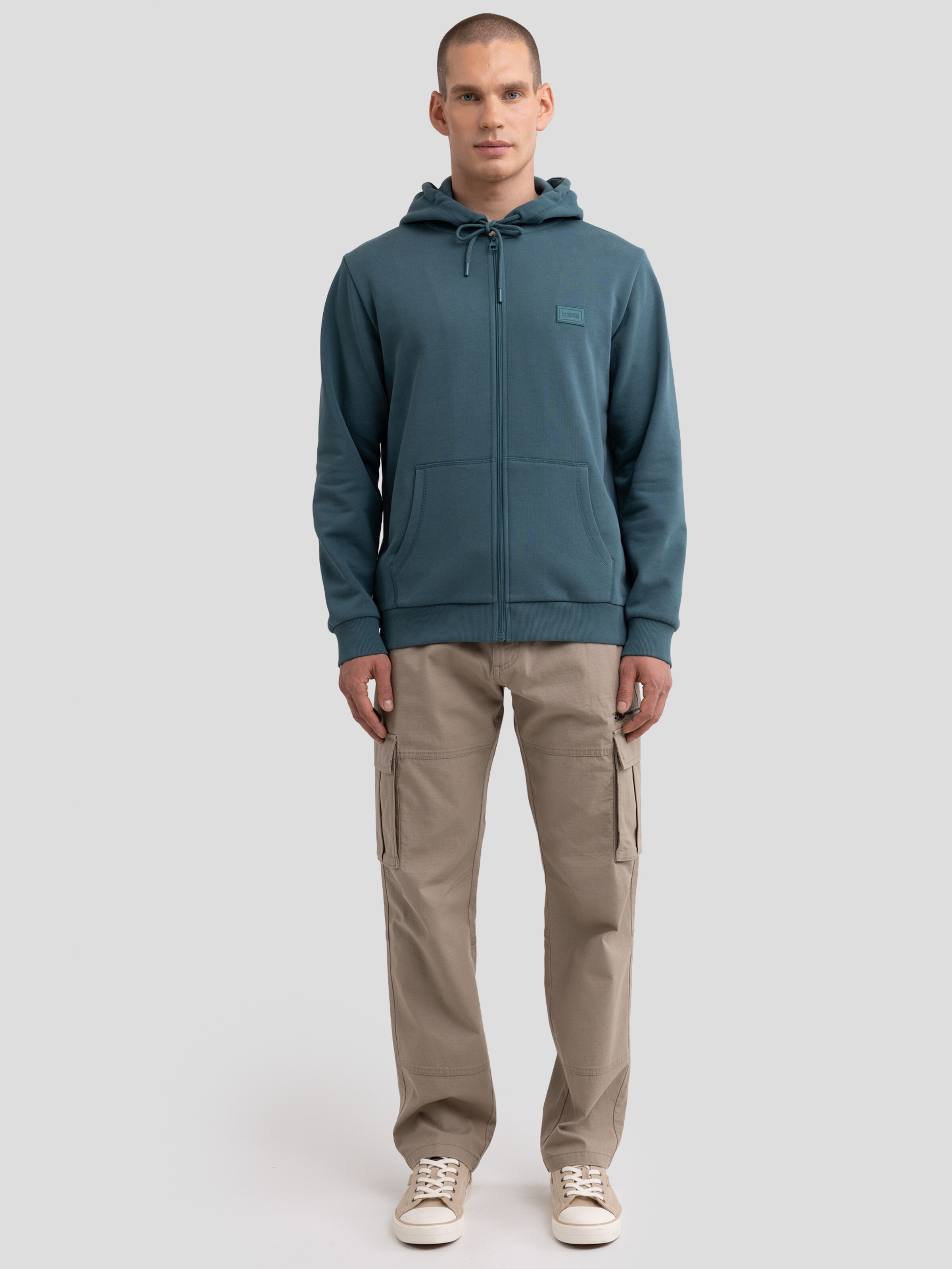 BIG STAR Sweatshirt 'Artish' in Blau: Vorderseite