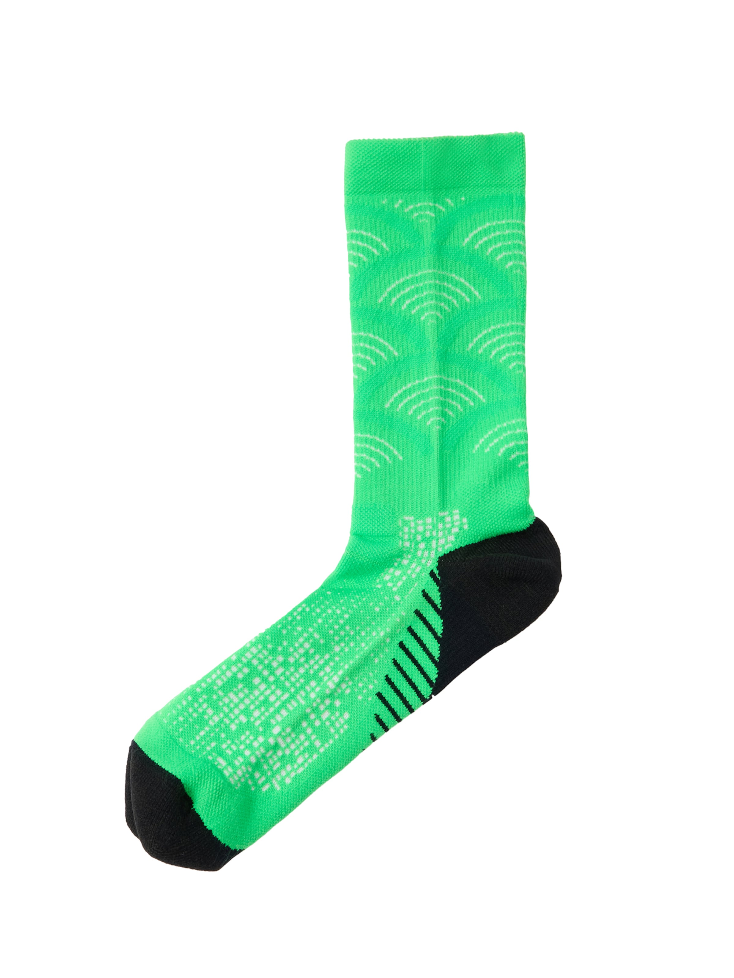 ASICS Sportzoknik - zöld: elől