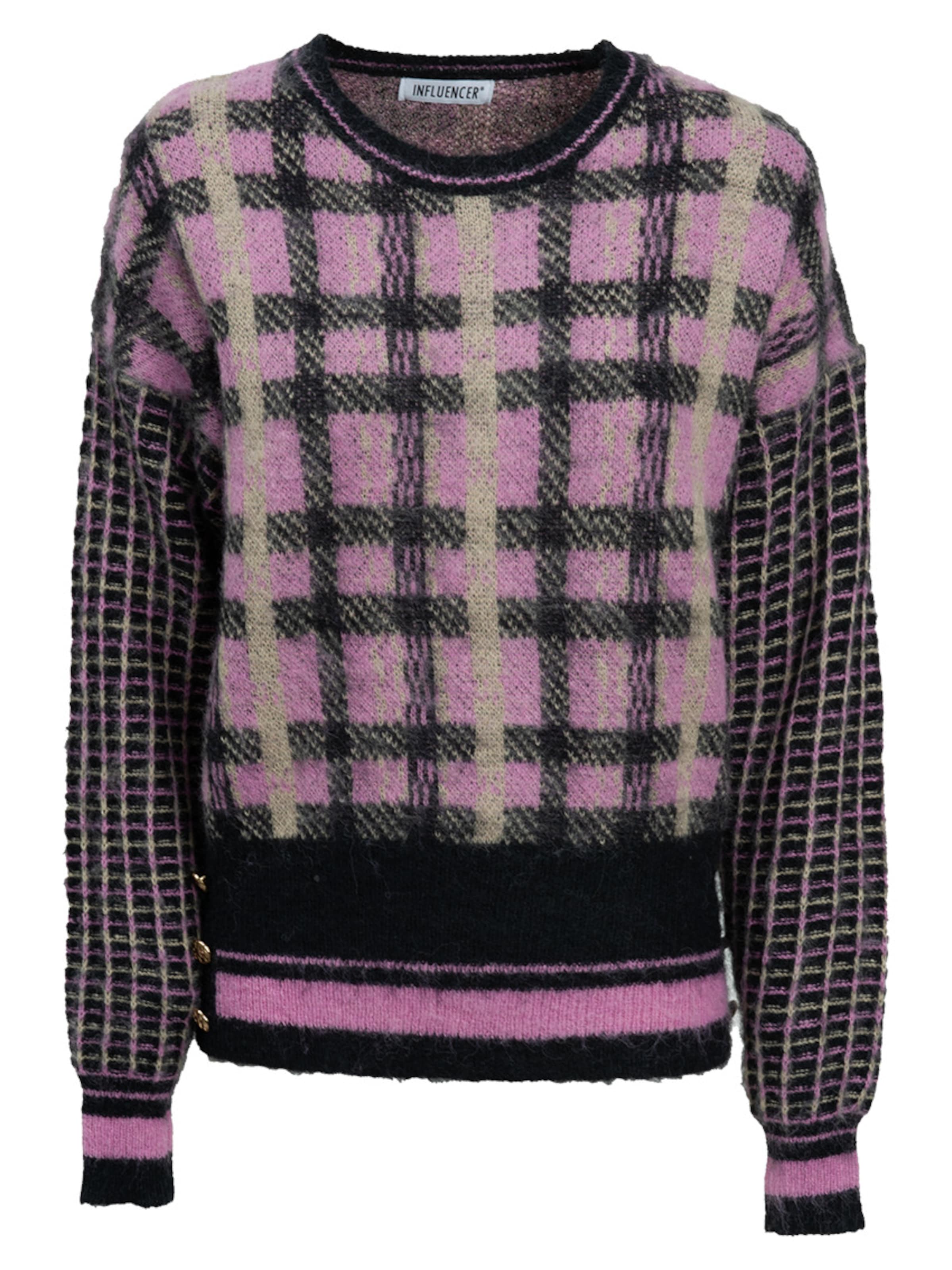 Influencer Pullover i sort: forside