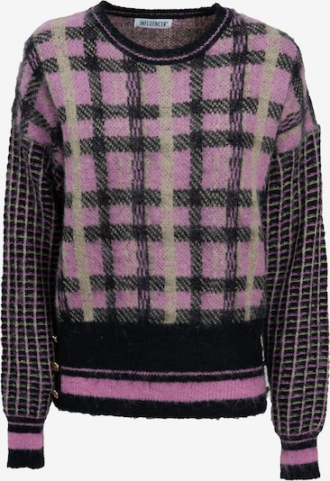 Megztinis iš Influencer, spalva – smėlio spalva / eozino spalva / juoda, Prekių apžvalga