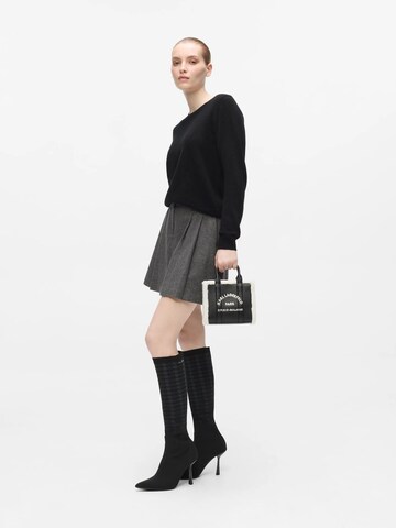 Karl Lagerfeld - Bolso de mano 'Rue St-Guillaume' en negro