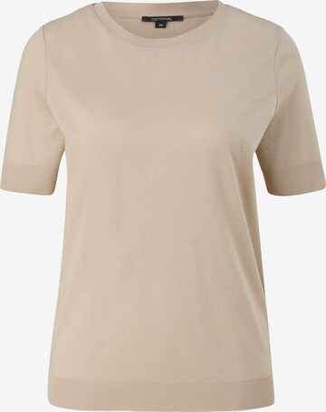 COMMA T-shirt i beige: framsida