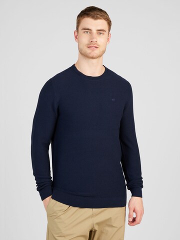 MUSTANG Sweater 'Emil' in Blue: front