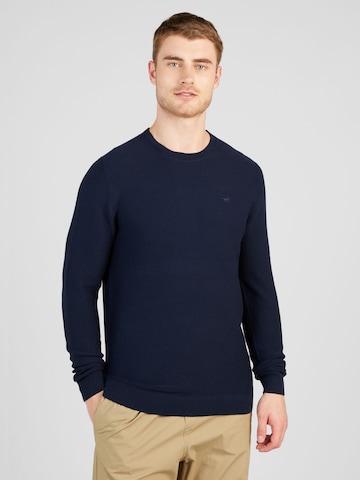 MUSTANG Sweater 'Emil' in Blue: front