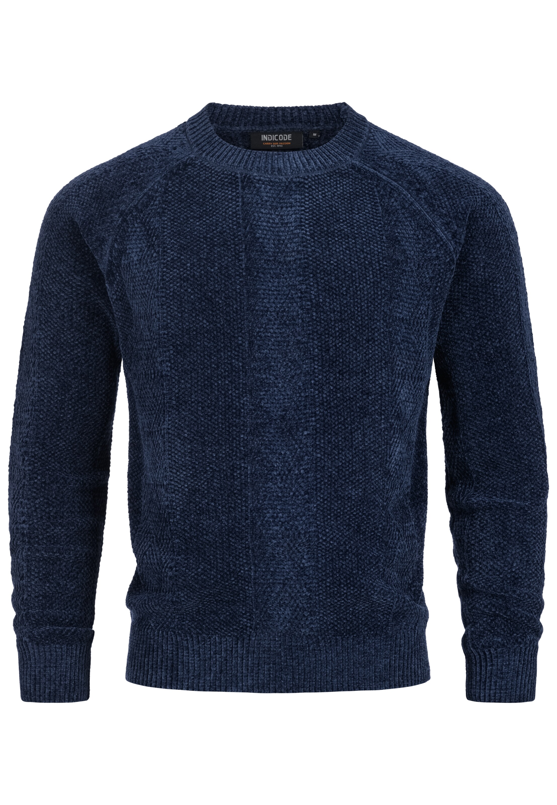 INDICODE JEANS Trui 'INOlio' in Blauw: voorkant