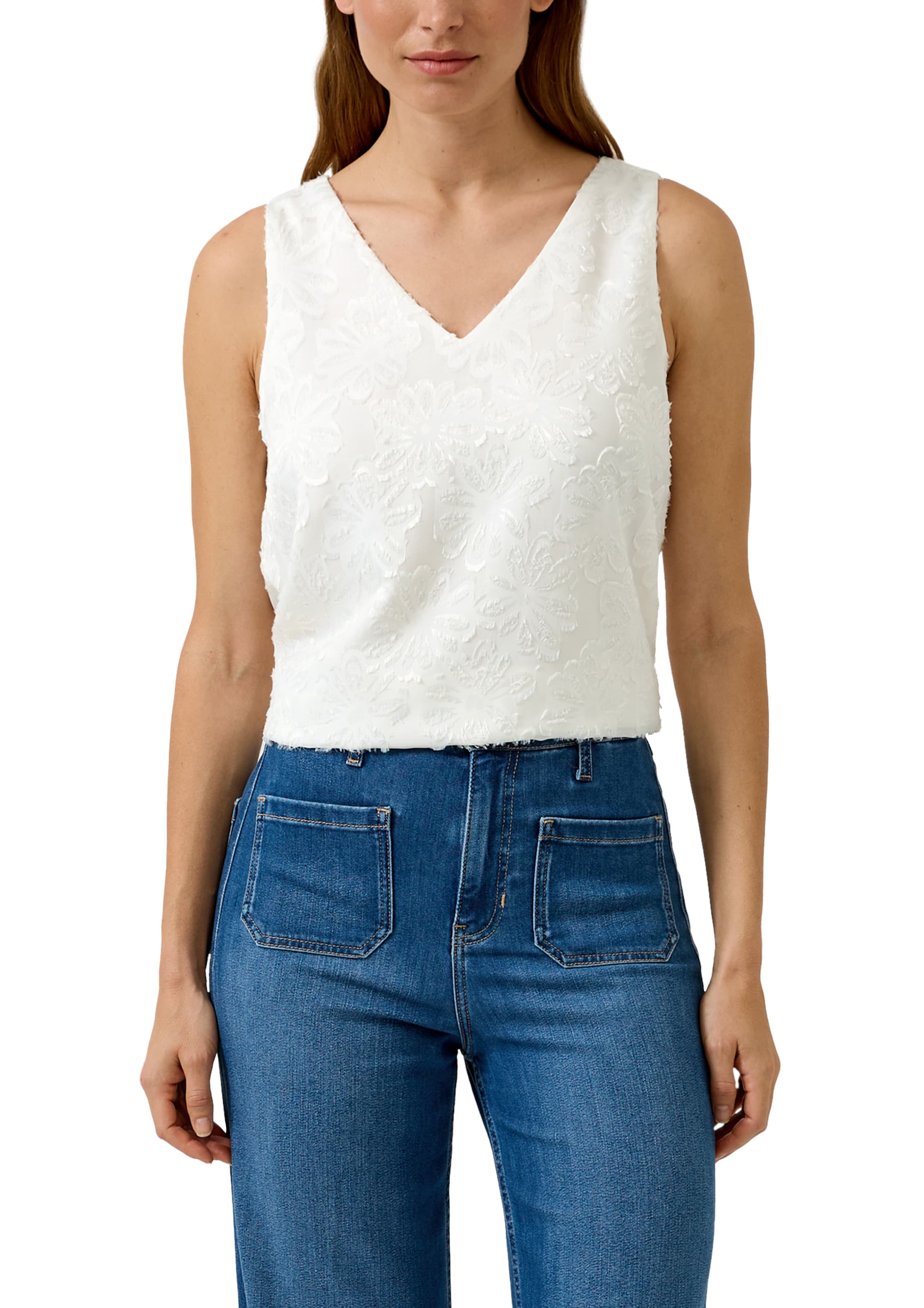 s.Oliver Blouse in Beige