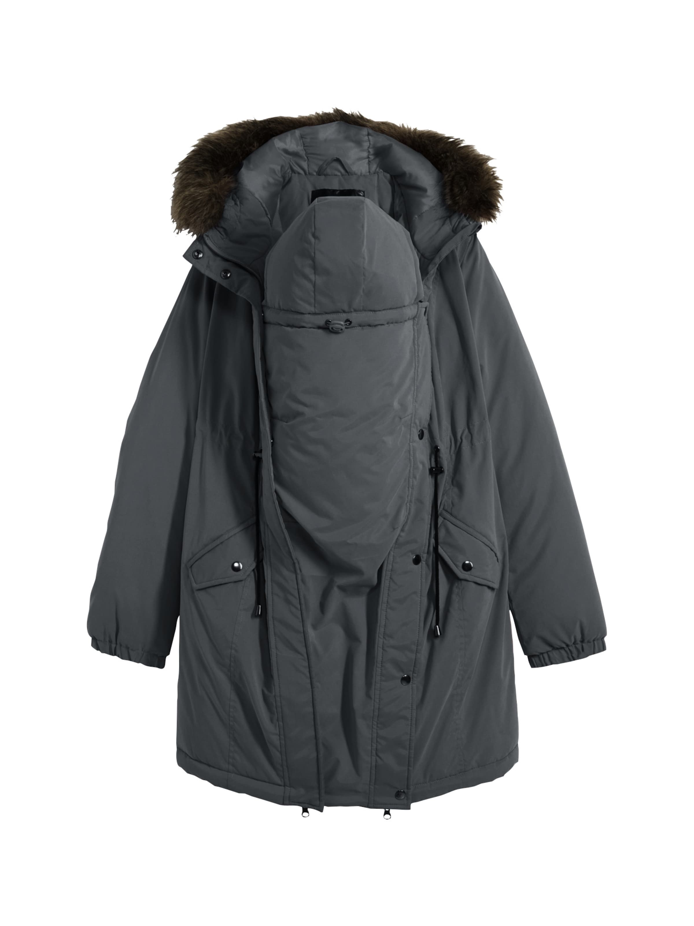 bonprix Zimná parka, veľkosť XS - antracitová, Produkt