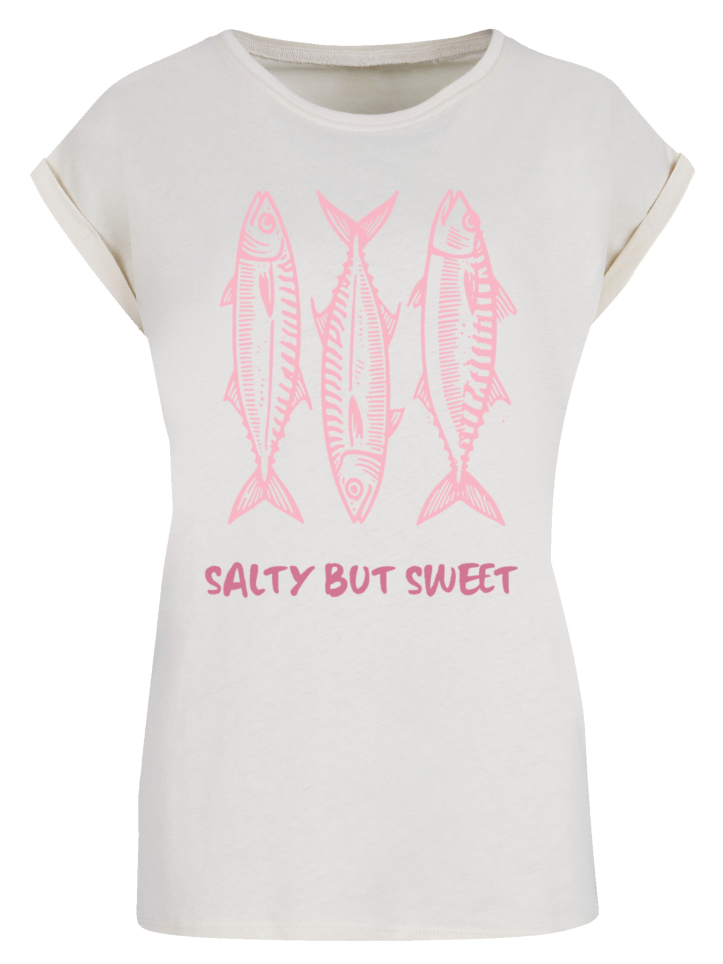 T-shirt 'Salty But Sweet Summer' F4NT4STIC en beige : devant