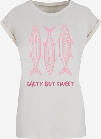 T-shirt 'Salty But Sweet Summer' F4NT4STIC en beige : devant