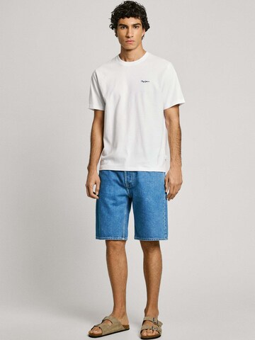 Pepe Jeans Футболка 'Contrast Connor' в Белый