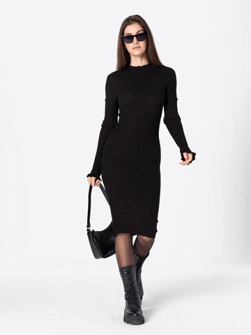 PIECES Knitted dress 'LAISA' in Black