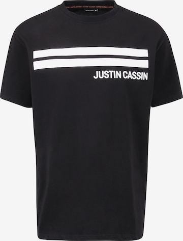 Justin Cassin Shirt in Zwart: voorkant