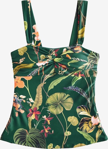 žalia Next Bandeau Tankinio viršutinė dalis: priekis