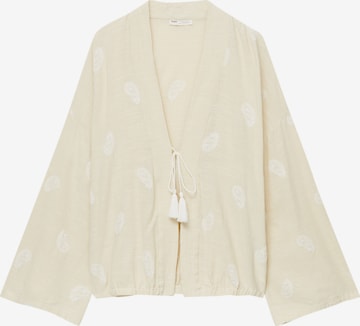 Pull&Bear Kofta i beige: framsida