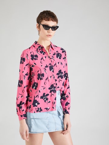 Chemisier comma casual identity en rose : devant