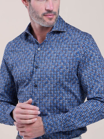 Coupe regular Chemise R2 Amsterdam en bleu