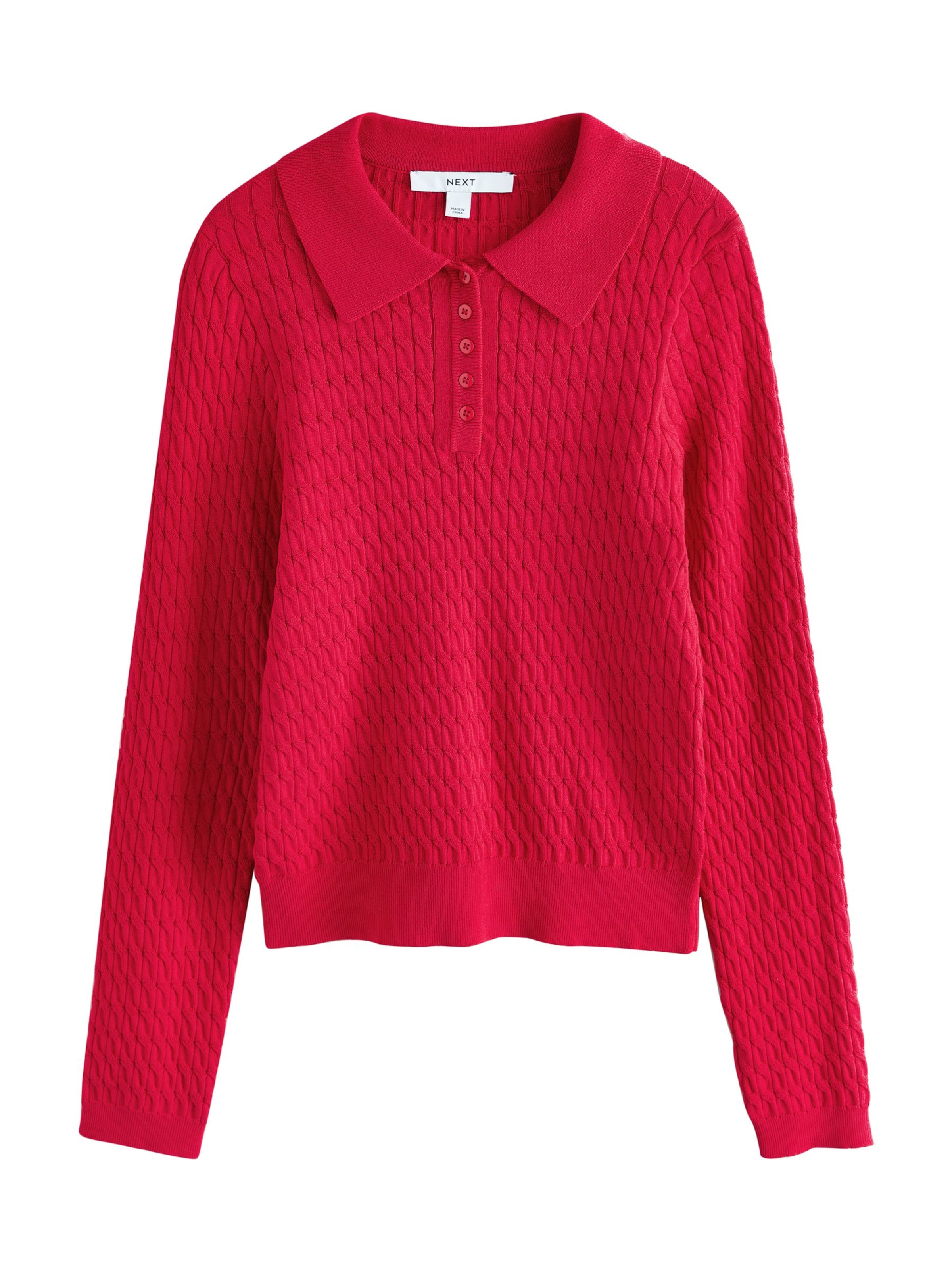 Next Sveter - Červená: predná strana