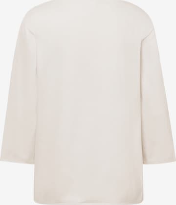 Hanro Pajama Shirt ' Eleni ' in White