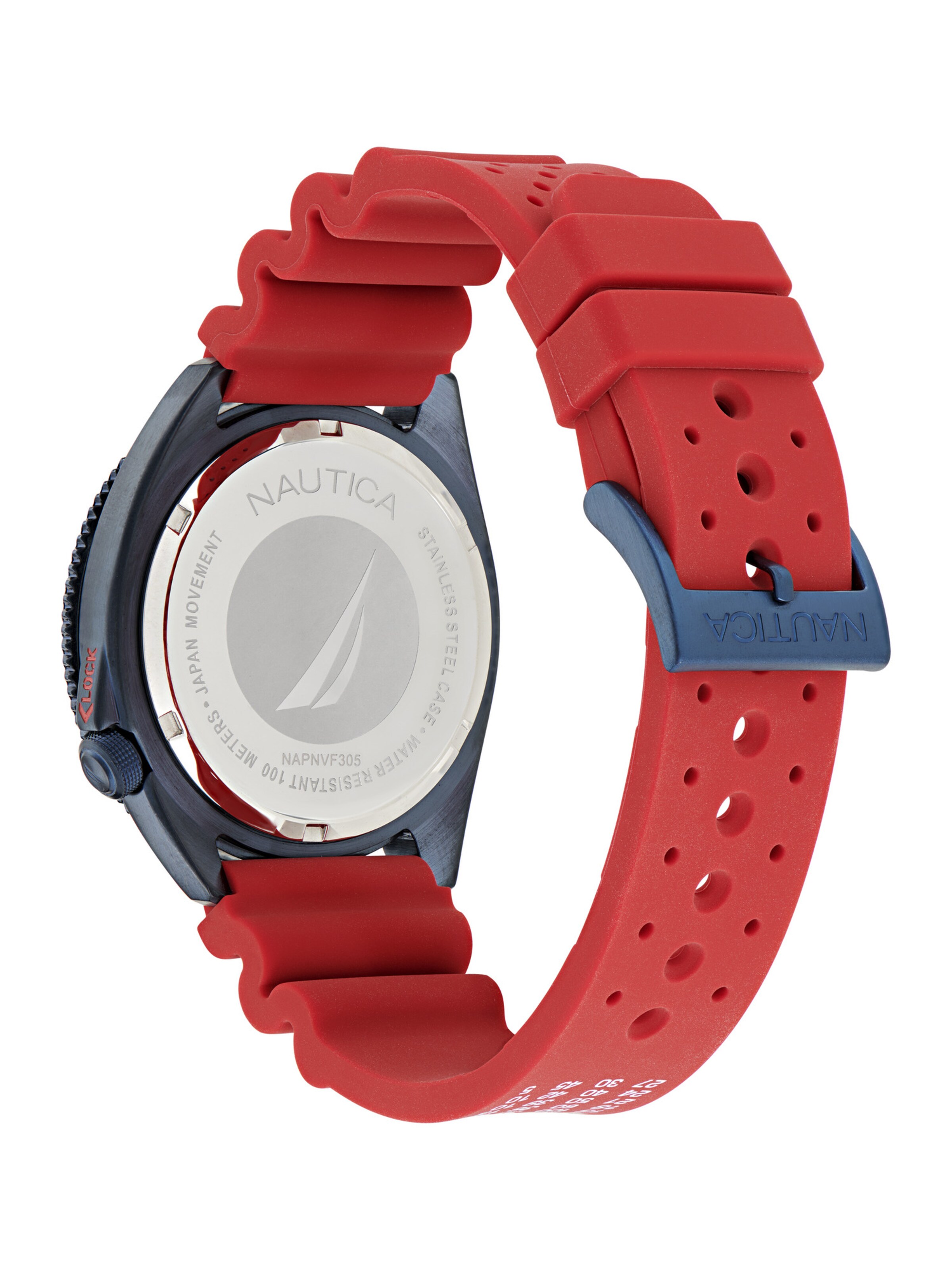 NAUTICA Analogt ur ' NAUTICA VINTAGE ' i rød