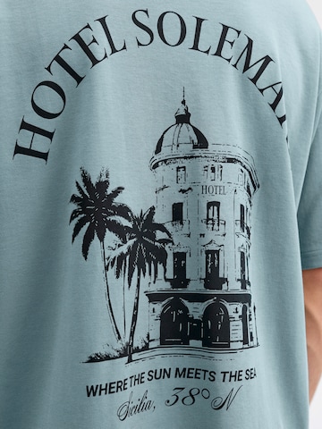 mėlyna JACK & JONES Marškinėliai 'JPRBLAANDREW'