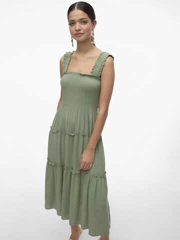 VERO MODA Kleid 'MENNY' in Grün: Vorderseite