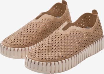 Slip on ILSE JACOBSEN en marron : devant