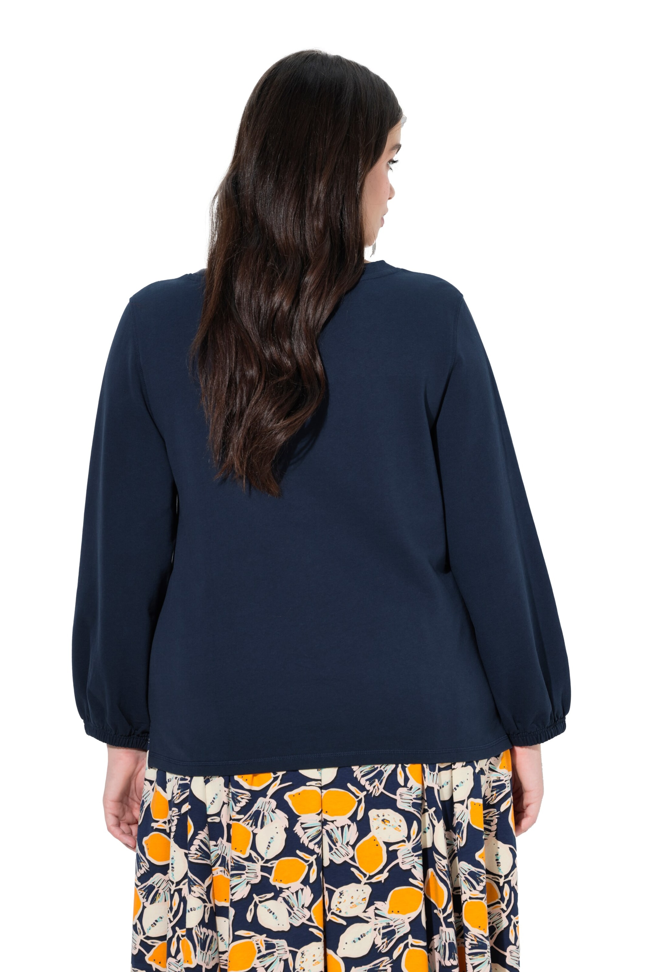 Ulla Popken Sweatshirt in Blue