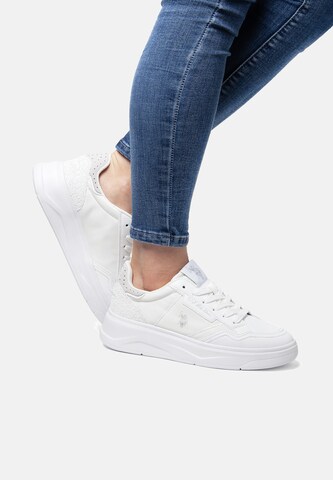 U.S. POLO ASSN. Sneaker 'GINGER002W/5YT1' in Weiß