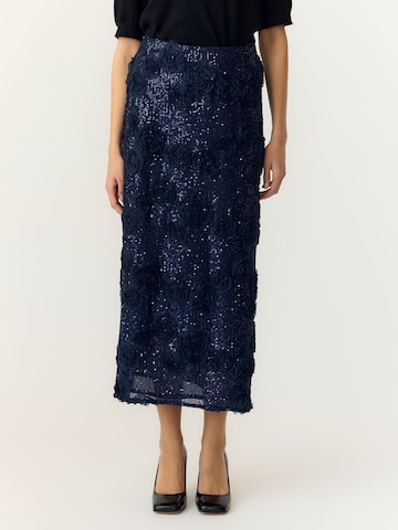 Gonna 'YASElysia' di YAS in blu: frontale