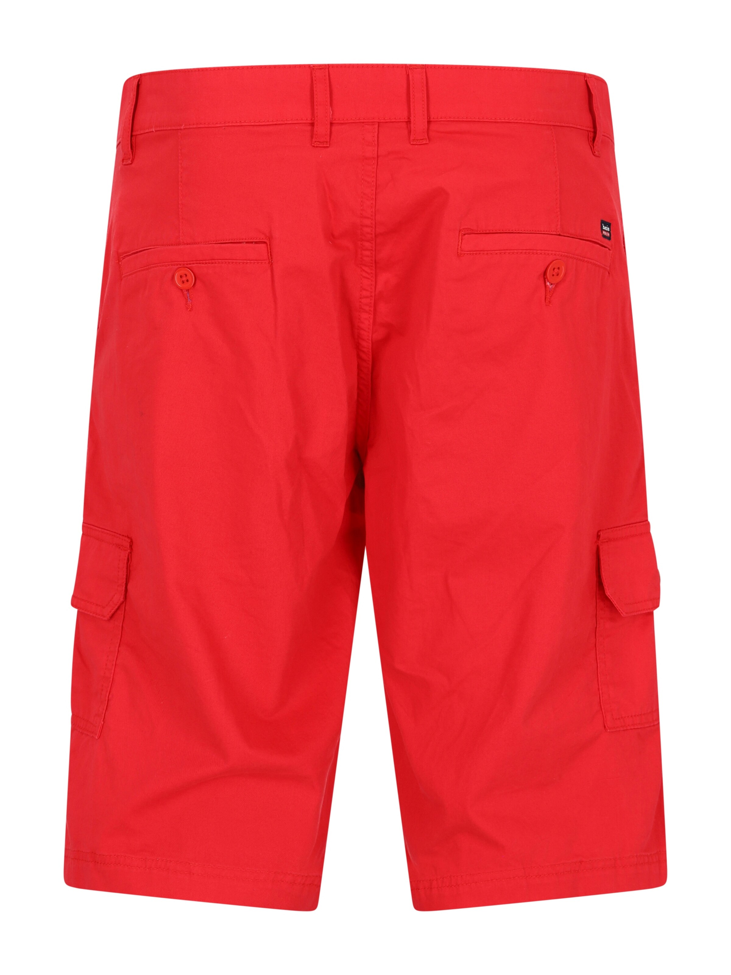 HAJO Regular Hose 'elastische Bermudashort mit Cargotaschen'‌‌‌‌‌‌‌‌ in Rot
