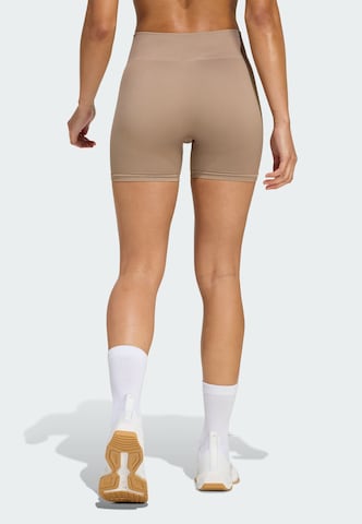 Skinny Pantaloni sport 'Essentials' de la ADIDAS PERFORMANCE pe maro