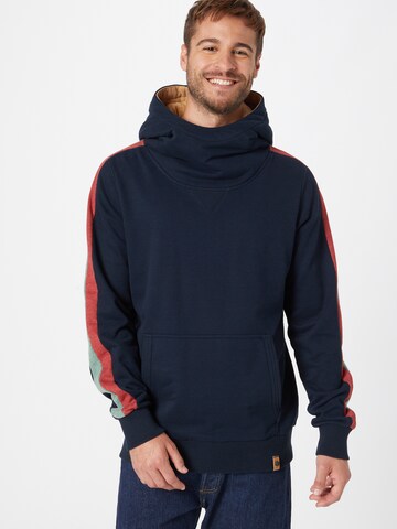 Fli Papigu Hoodie  'Shisha & Strand' in Blau: predná strana