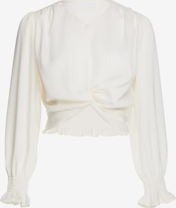 usha BLACK LABEL - Blusa em bege: frente
