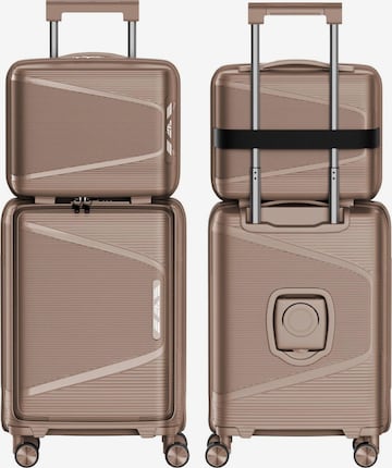 4FLY Suitcase Set 'Linea Lux' in Green: front