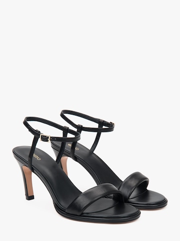 Estro Sandaler '529-07' i sort: forside
