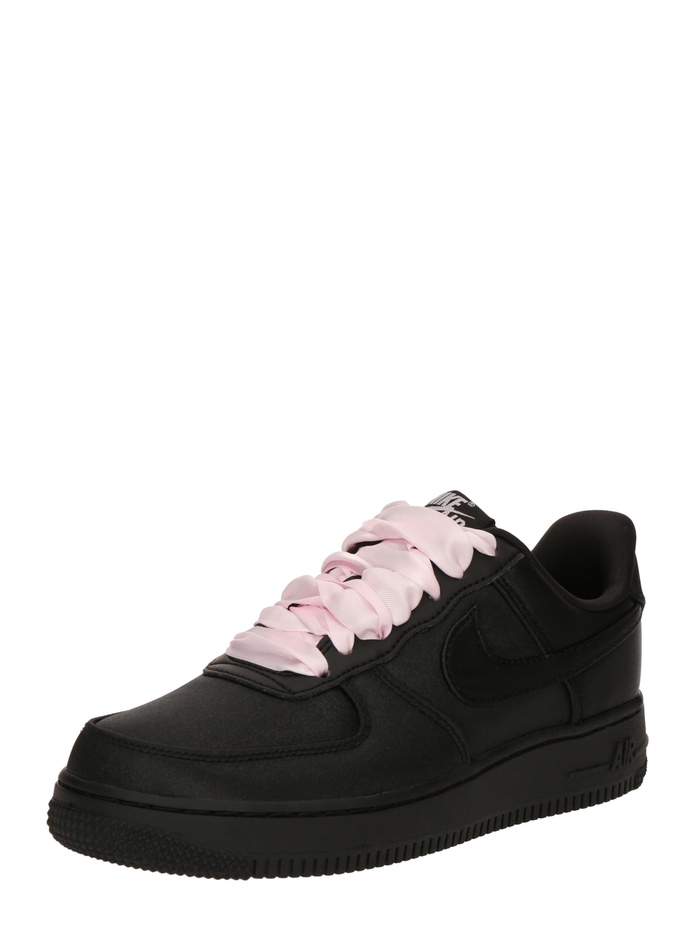 Nike Sportswear Matalavartiset tennarit 'AIR FORCE 1 '07' värissä roosa / musta, Tuotenäkymä