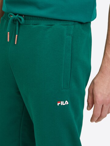 Effilé Pantalon 'Apparel Braives' FILA en vert