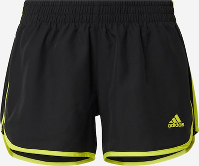 ADIDAS PERFORMANCE Pantalón deportivo en amarillo / negro, Vista del producto