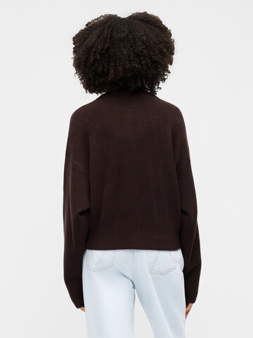 ADIDAS ORIGINALS - Casaco de malha 'Essentials' em castanho