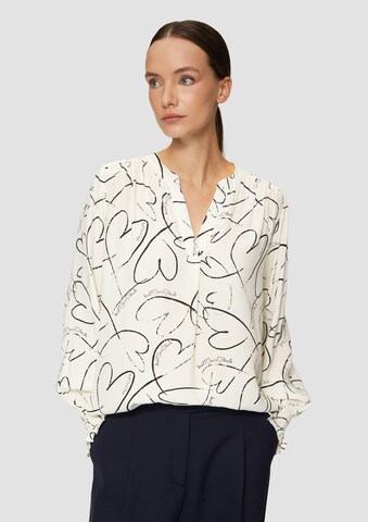 Chemisier s.Oliver BLACK LABEL en beige : devant