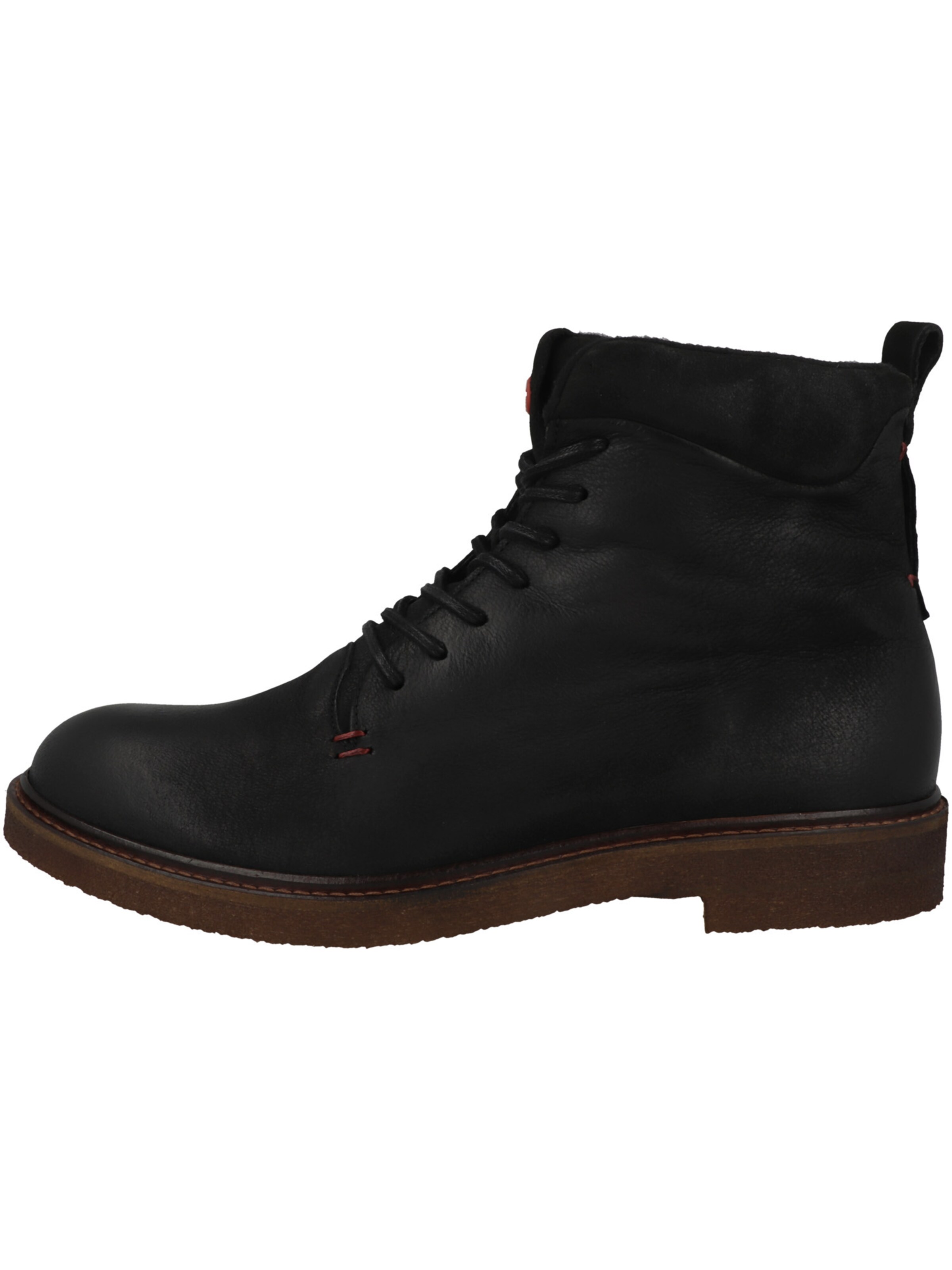 NOBRAND Schnürboots 'Effect 3' in Schwarz