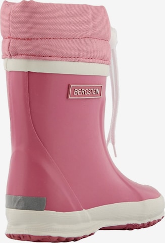 BERGSTEIN Boots 'Bergstein Winterboot Pink Kautschuk' in Pink: front