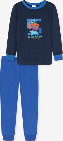 SCHIESSER Pyjama ' Boys World ' in Blau: predná strana