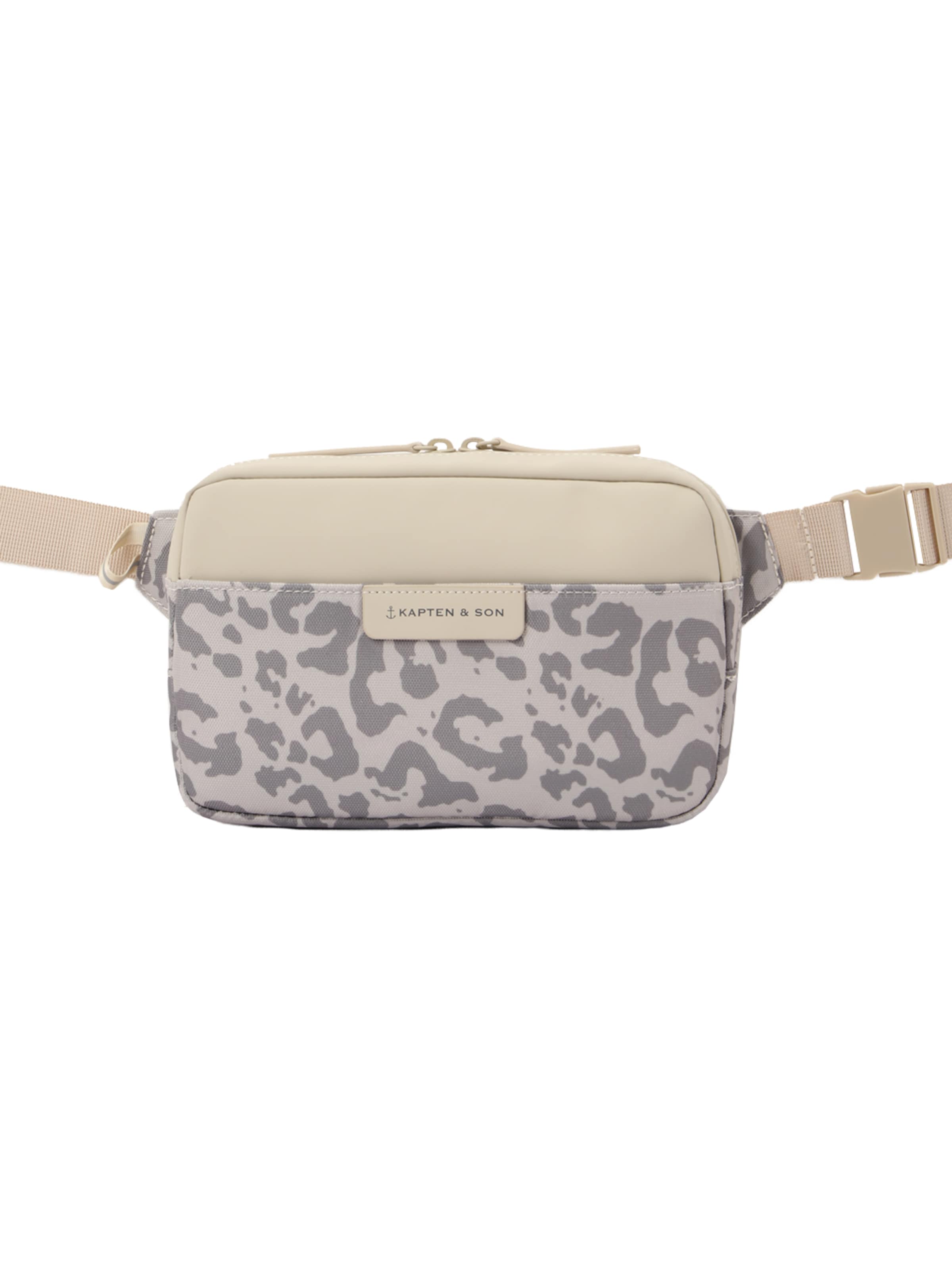 Kapten & Son Vyölaukku 'Bergen Pro Crossbody' värissä beige: etupuoli