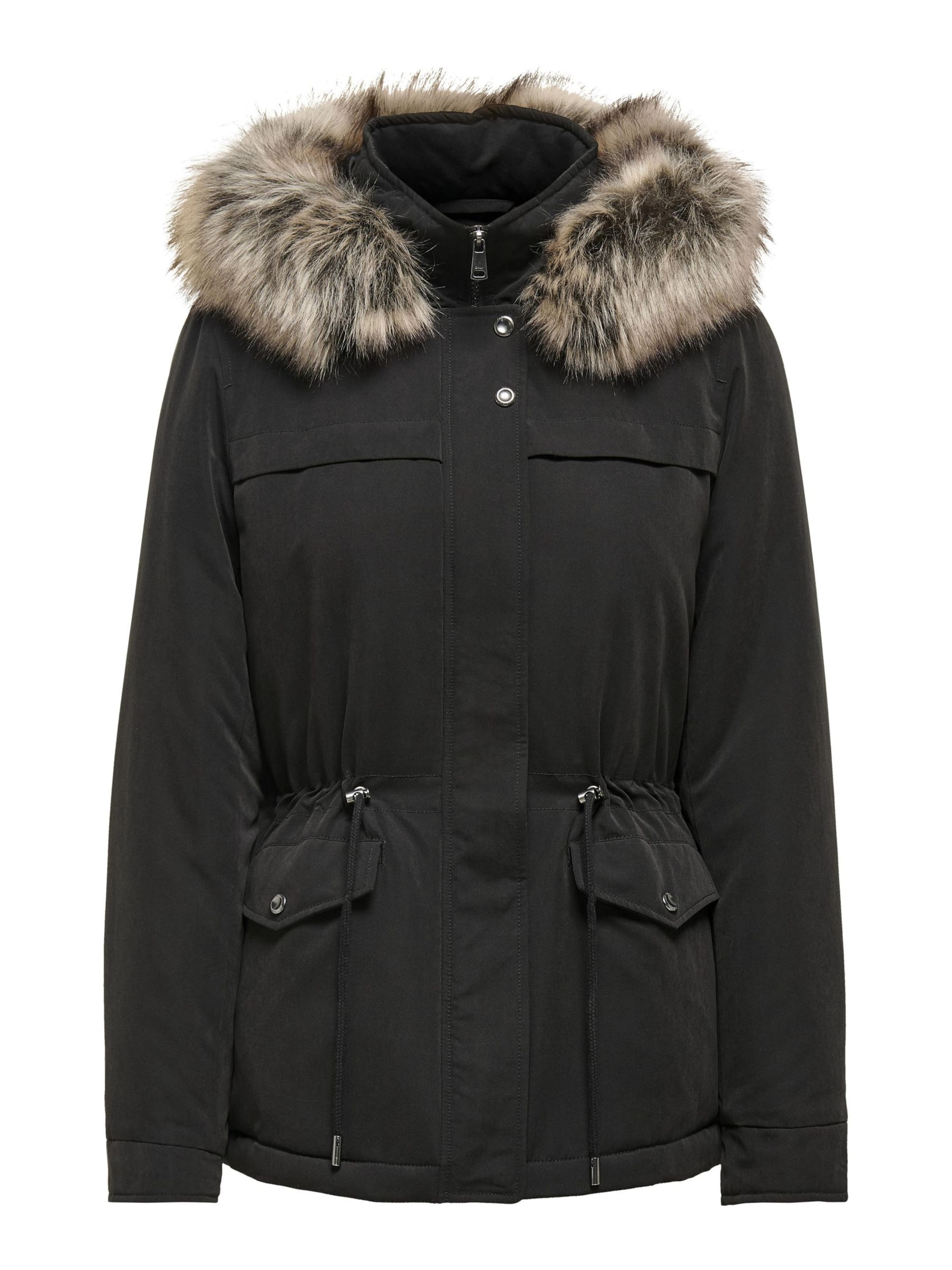 ONLY - Parca de invierno 'LINNEA' en negro: frente